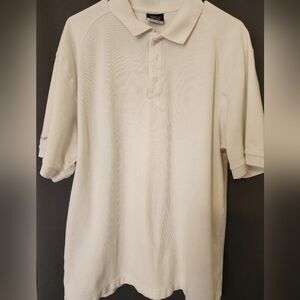 Nike Golf Polo, Men's Size Extra Large, White Nike Golf Polo Shjrt